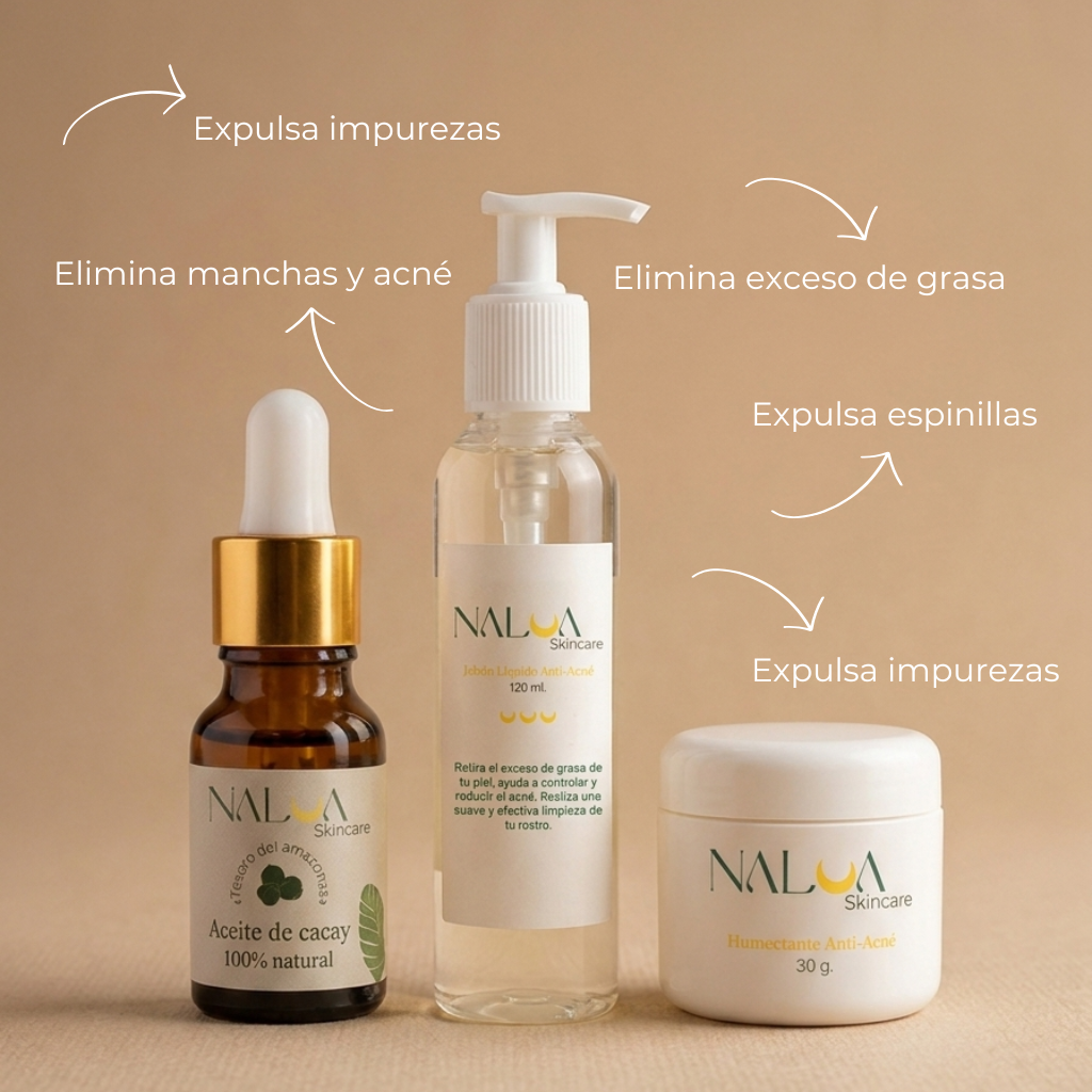 Rutina completa antiacné Nalua