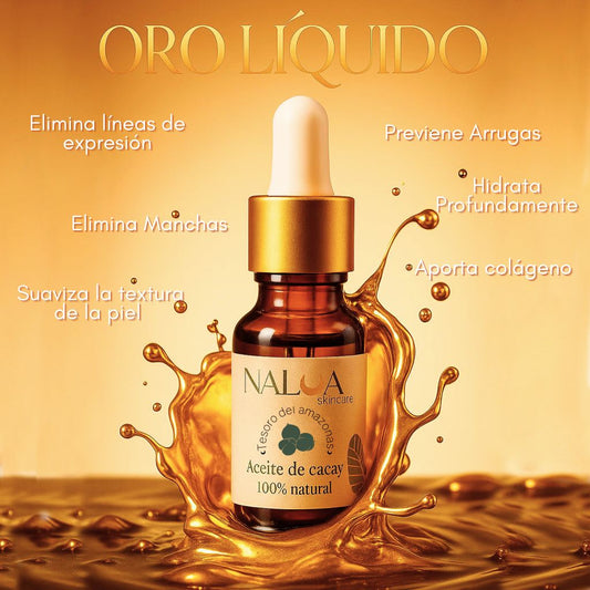 Oro Liquido Anti Edad y Anti Manchas