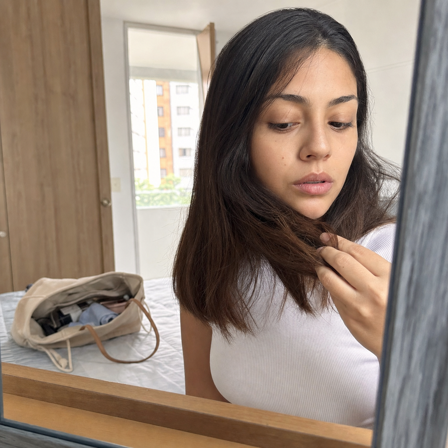 Puntas y labios resecos